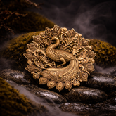 Royal Peacock Brooch