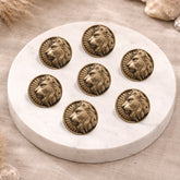 Regal Lion Button