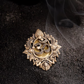 Gold-Plated OM Heartistic Brooch