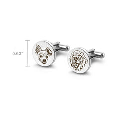 Custom Pet Engraved Cufflinks - Giva