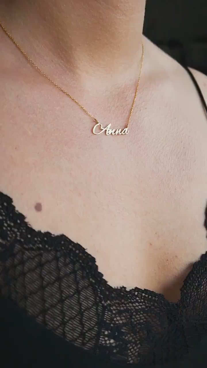 Dainty Desired Name Necklace