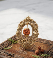 Rudraksha Brooch