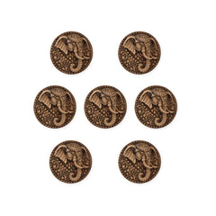 Elephanta Emblem Button