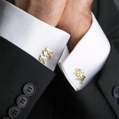 Personalized Initial Letter Cufflinks - Giva