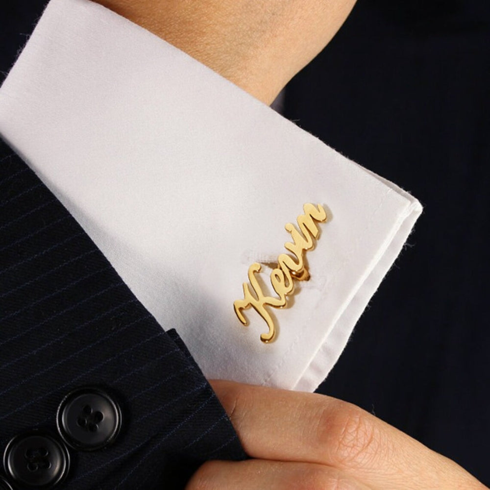Personalized Name Cufflinks Perfect for groomsmen gifts - Giva