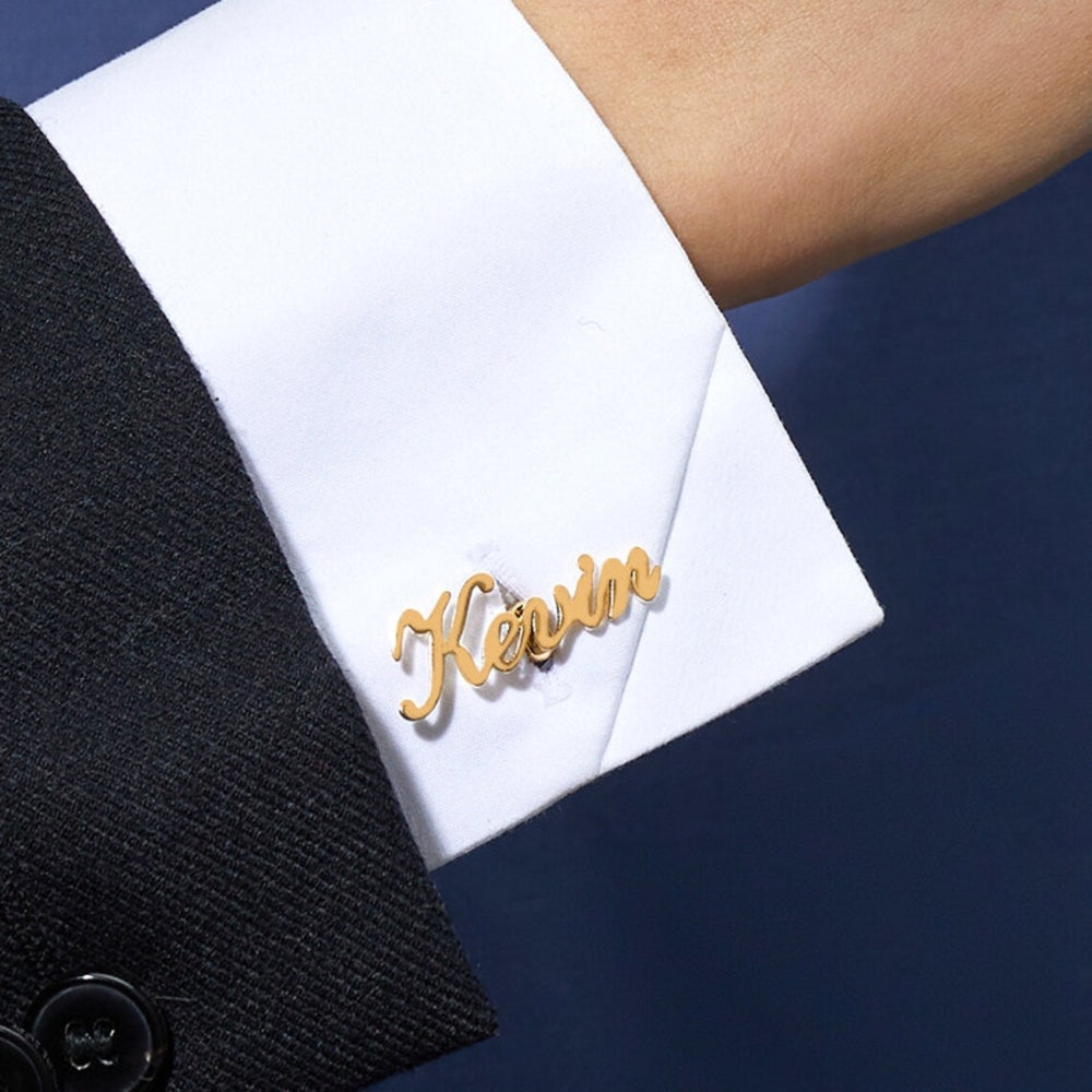 Personalized Name Cufflinks Perfect for groomsmen gifts - Giva