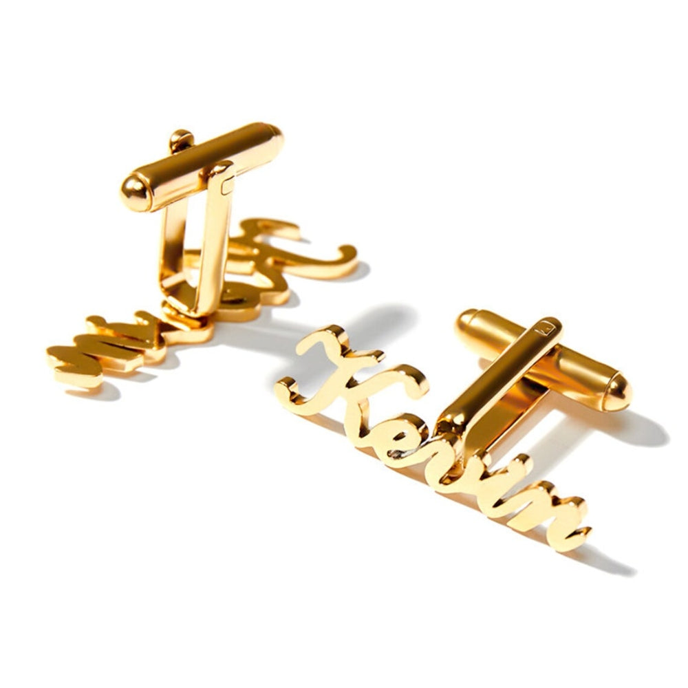 Personalized Name Cufflinks Perfect for groomsmen gifts - Giva