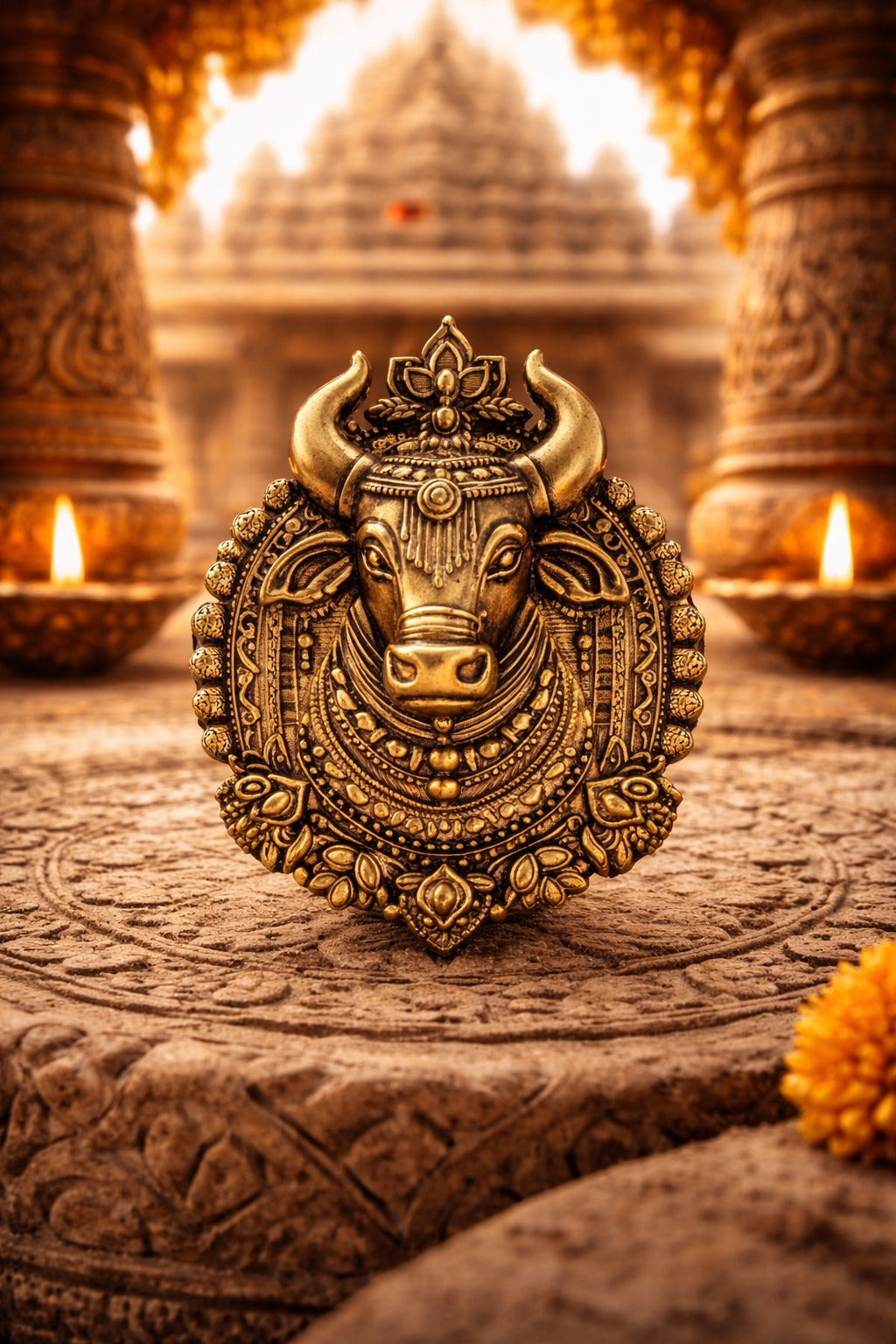 Nandi Maharaj Brooch