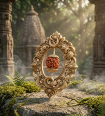 Rudraksha Brooch