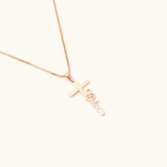 Cross Name Necklace