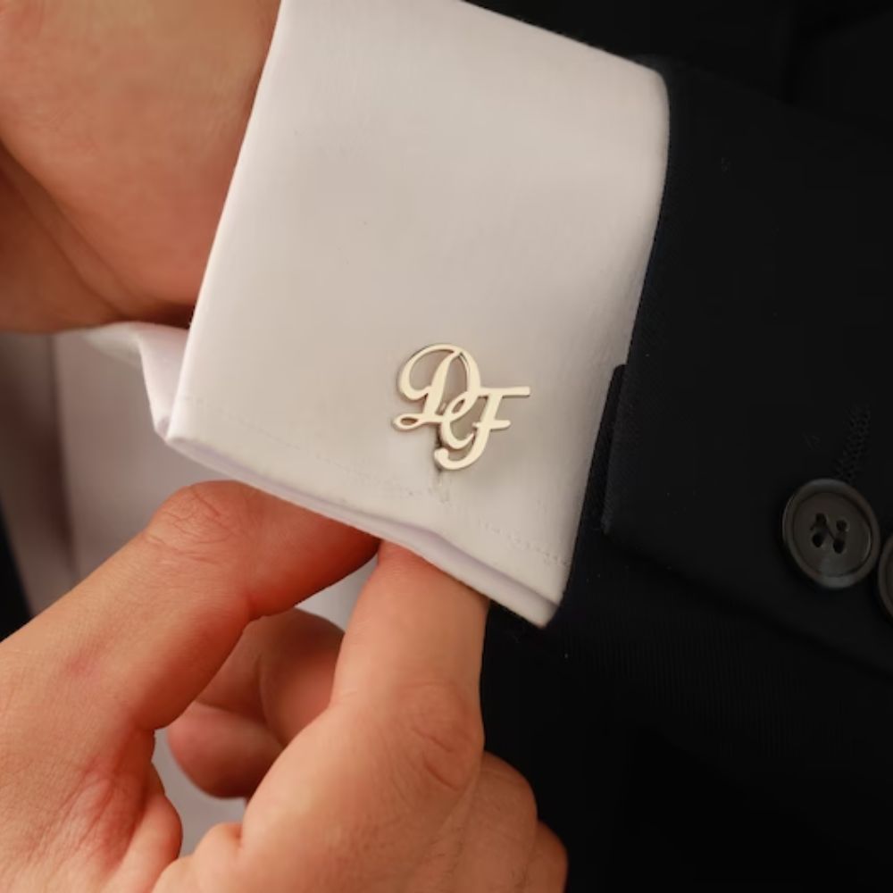 Initial Letter Custom Cufflinks - Giva