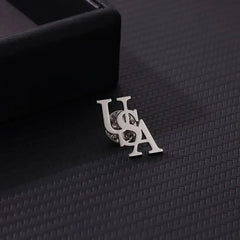 New Personalized Three Initial Brooch