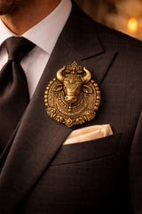 Nandi Maharaj Brooch