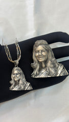 Silver Customized Brooch